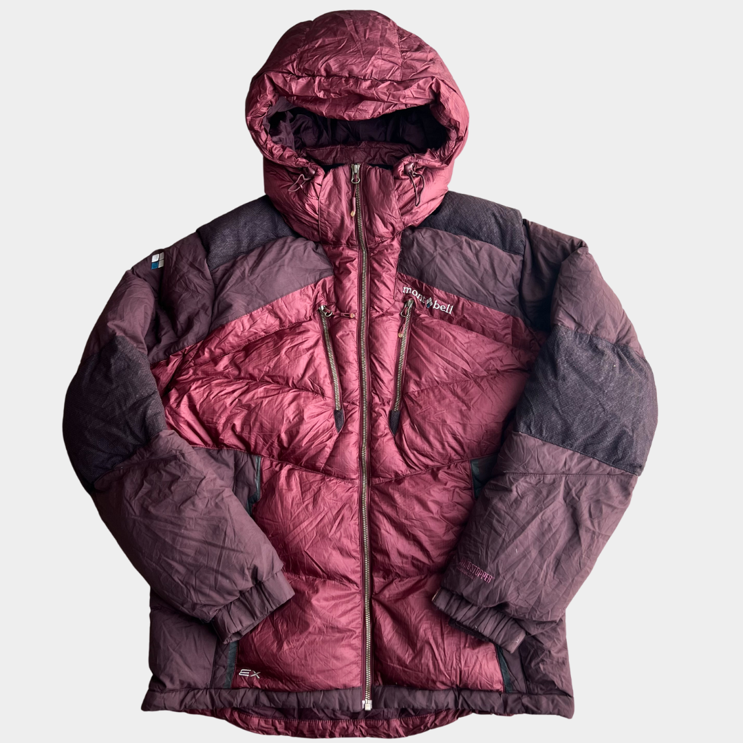 Montbell Windstopper Puffer Jacket - Red / Wine (XL)