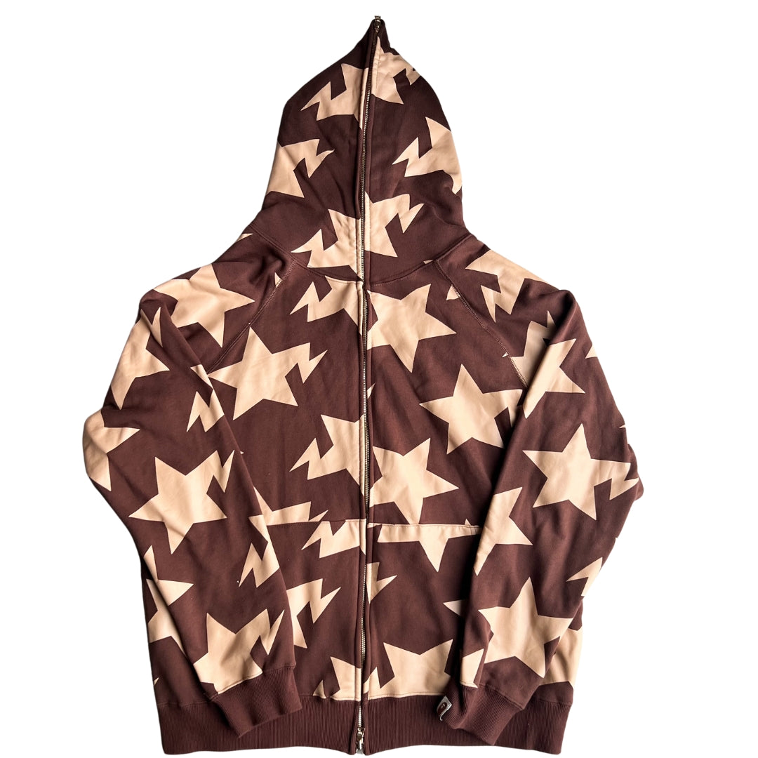 Bapesta Hoodie - Brown / Tan (S)