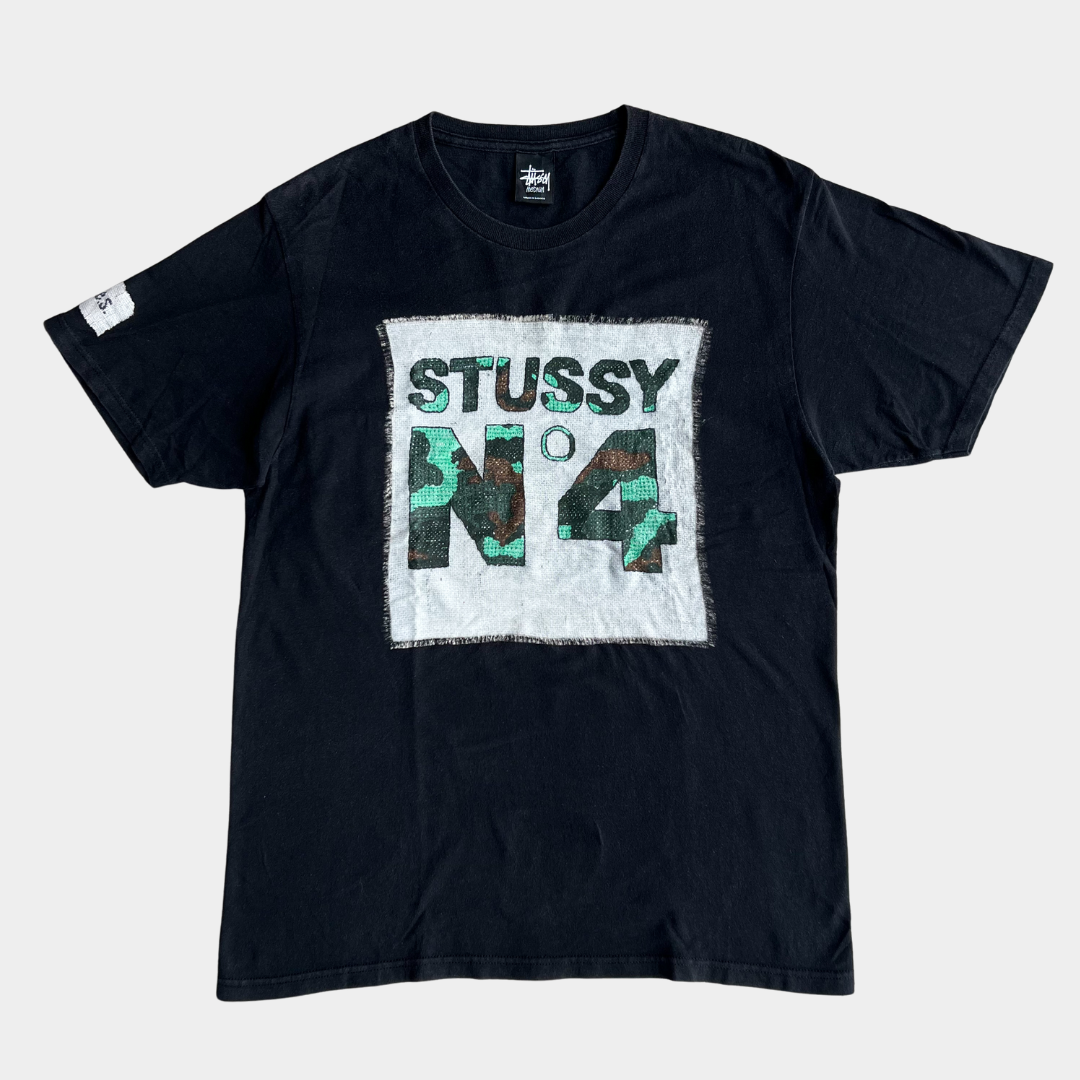 Rare Vintage Stussy Number 4 Graphic Tee (M)