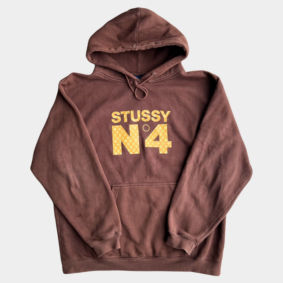 Rare 00's Stussy 'LV Bootleg' Graphic Hoodie (L)