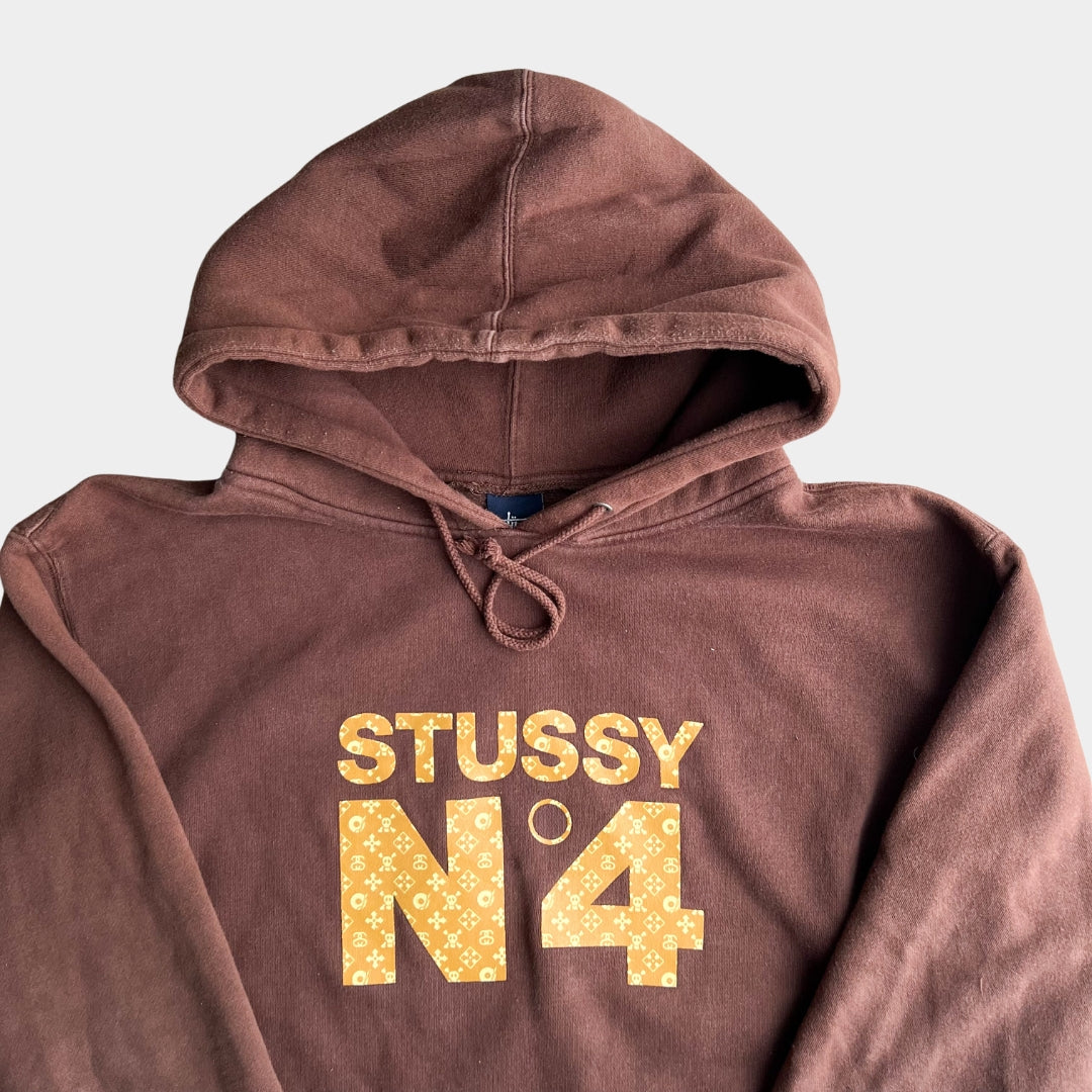 Rare 00's Stussy 'LV Bootleg' Graphic Hoodie (L)