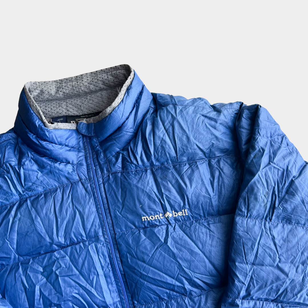 Montbell Goose Down Puffer Jacket - Blue (M)